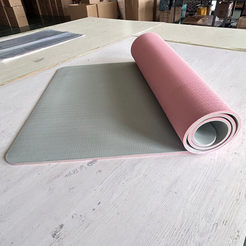 Premium TPE Yoga Mat - 183x61cm Double-Sided Non-Slip Exercise Mat for Yoga, Pilates & Home Workouts